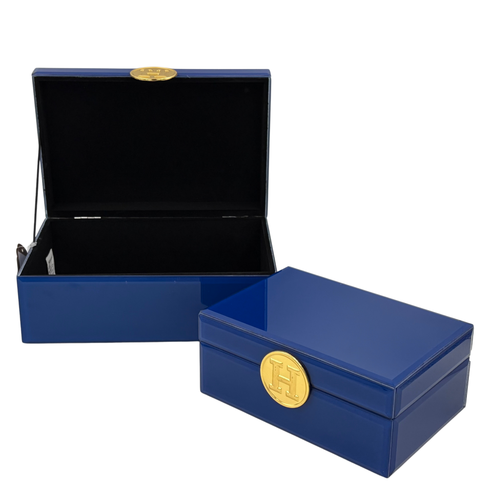 İkili Hermes Cam Dekoratif Kutu