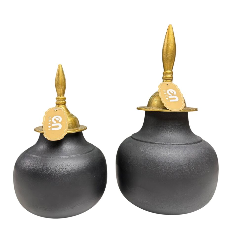 SİYAH GOLD DÖKÜM OBJE BÜYÜK