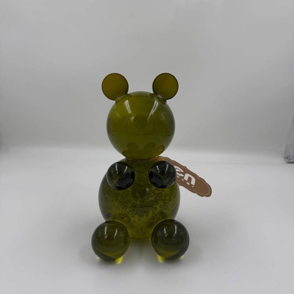 KRİSTAL YEŞİL CAM YUMİ BEAR