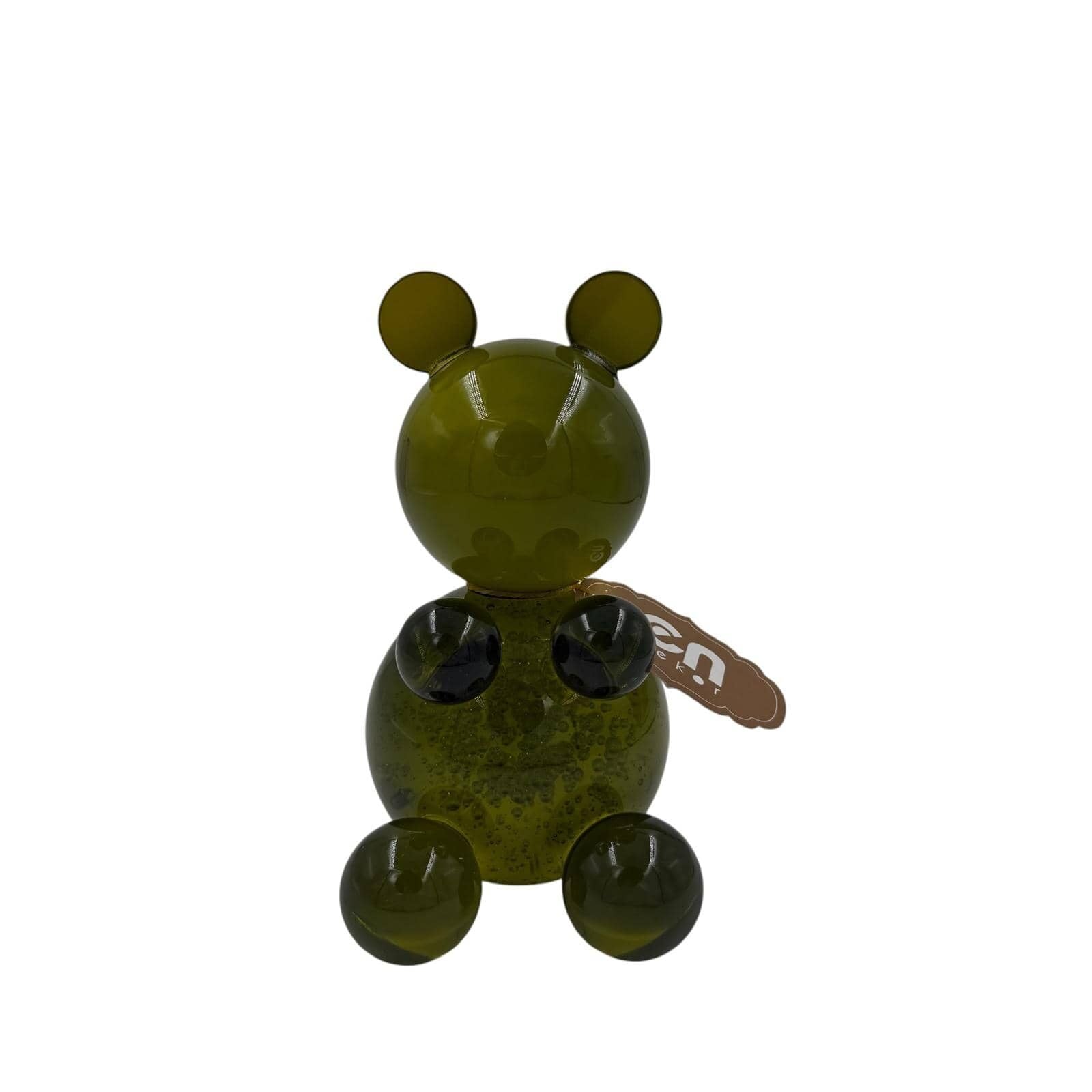 KRİSTAL YEŞİL CAM YUMİ BEAR