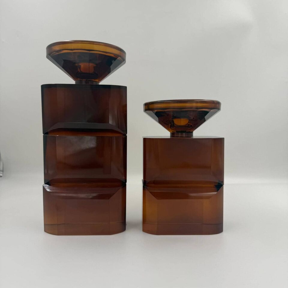 2'li Cam Şamdan Set