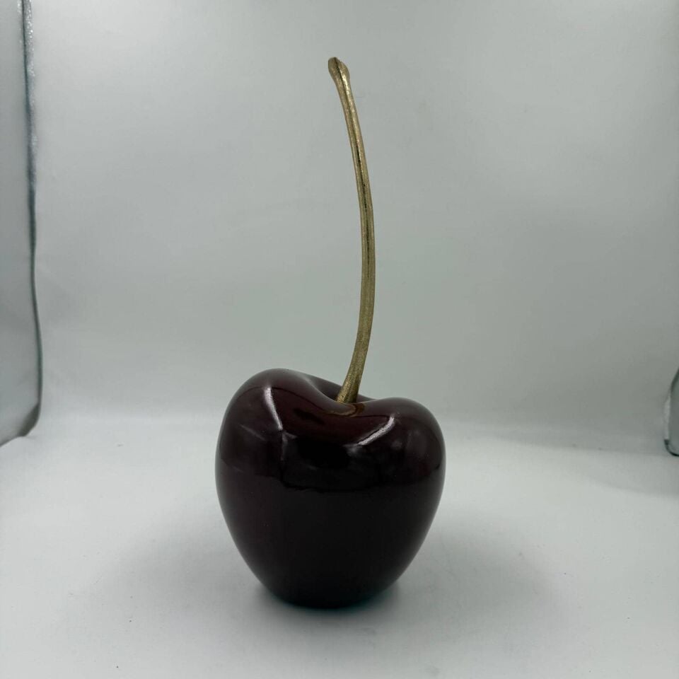 BORDO KİRAZ FORMLU POLİRETAN DEKORATİF OBJE KÜÇÜK