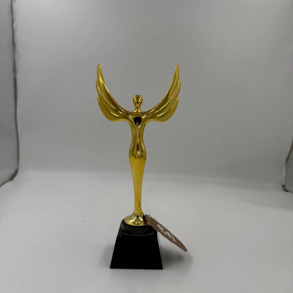 GOLD KANATLI MELEK DEKORATİF OBJE