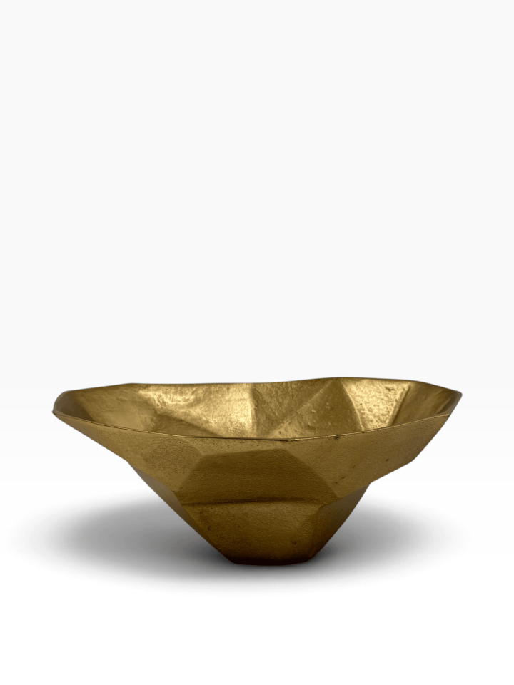 GOLD DÖKÜM DEKORATİF KASE