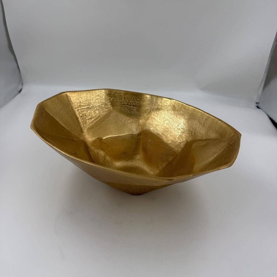 GOLD DÖKÜM DEKORATİF KASE