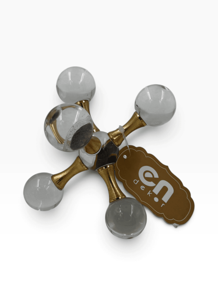 GOLD KRİSTAL KÜRE DEKORATİF OBJE