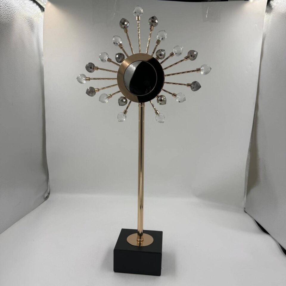 ROSE GOLD KRİSTAL TAŞLI DEKORATİF OBJE