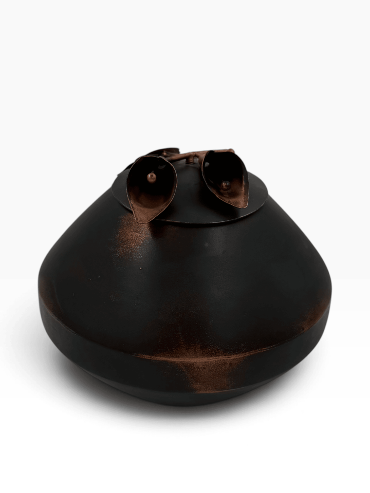 YEŞİL BRONZ SİYAH METAL DEKORATİF KÜP
