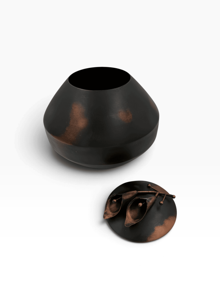 BÜYÜK YEŞİL BRONZ SİYAH METAL DEKORATİF KÜP