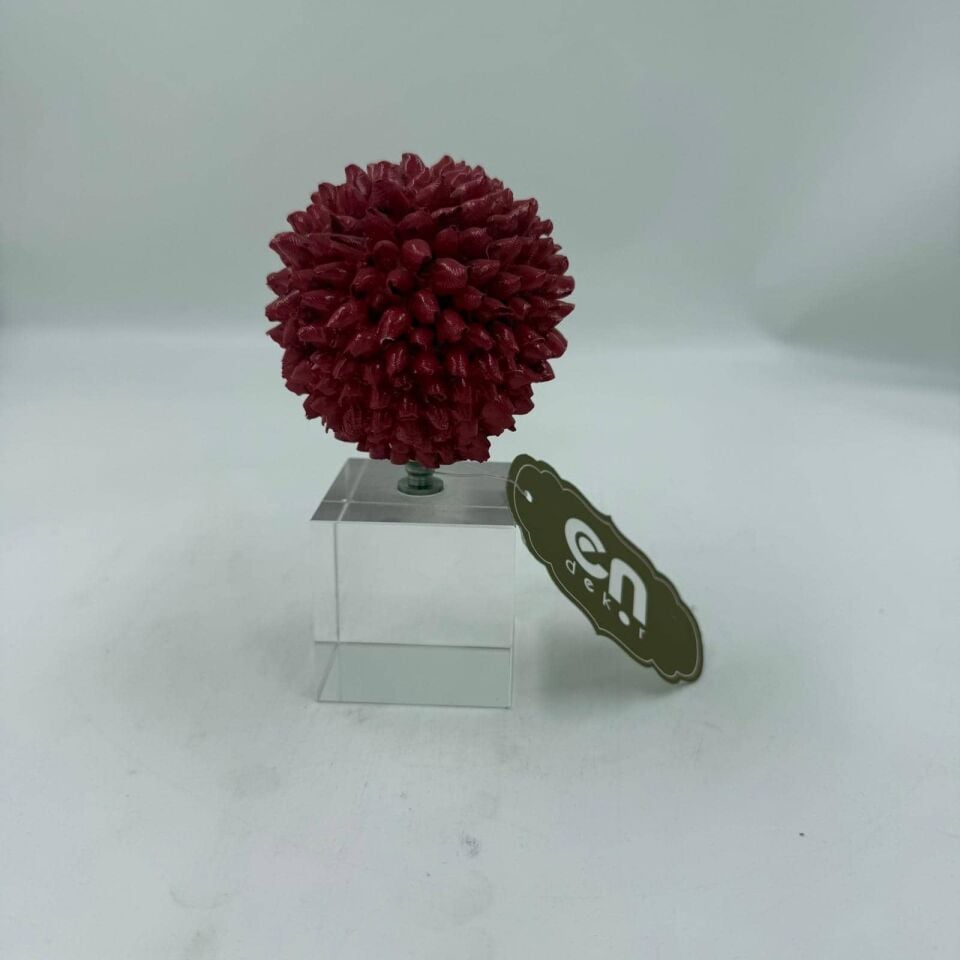 BORDO MERCAN DEKORATİF OBJE