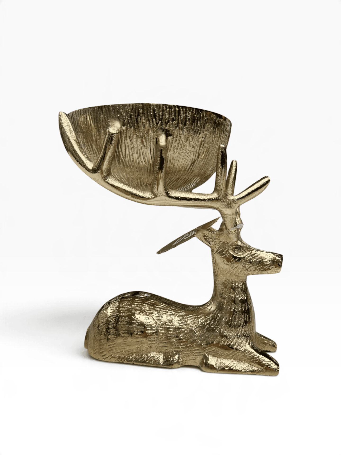 GOLD GEYİK FİGÜRLÜ DEKORATİF SUNUMLUK