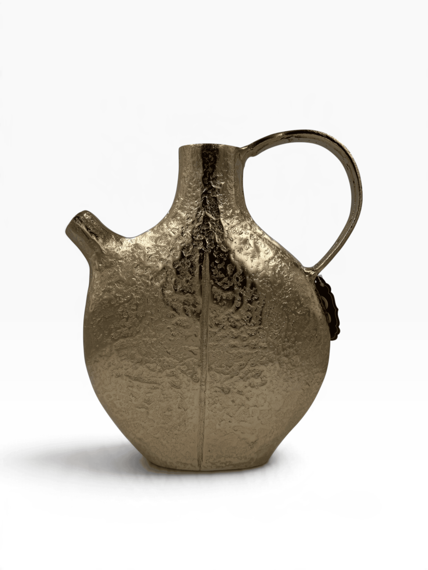 GOLD ESKİTME DÖKÜM DEKORATİF SÜRAHİ VAZO