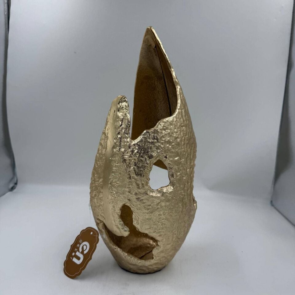 GOLD DÖKÜM SOYUT DEKORATİF OBJE BÜYÜK