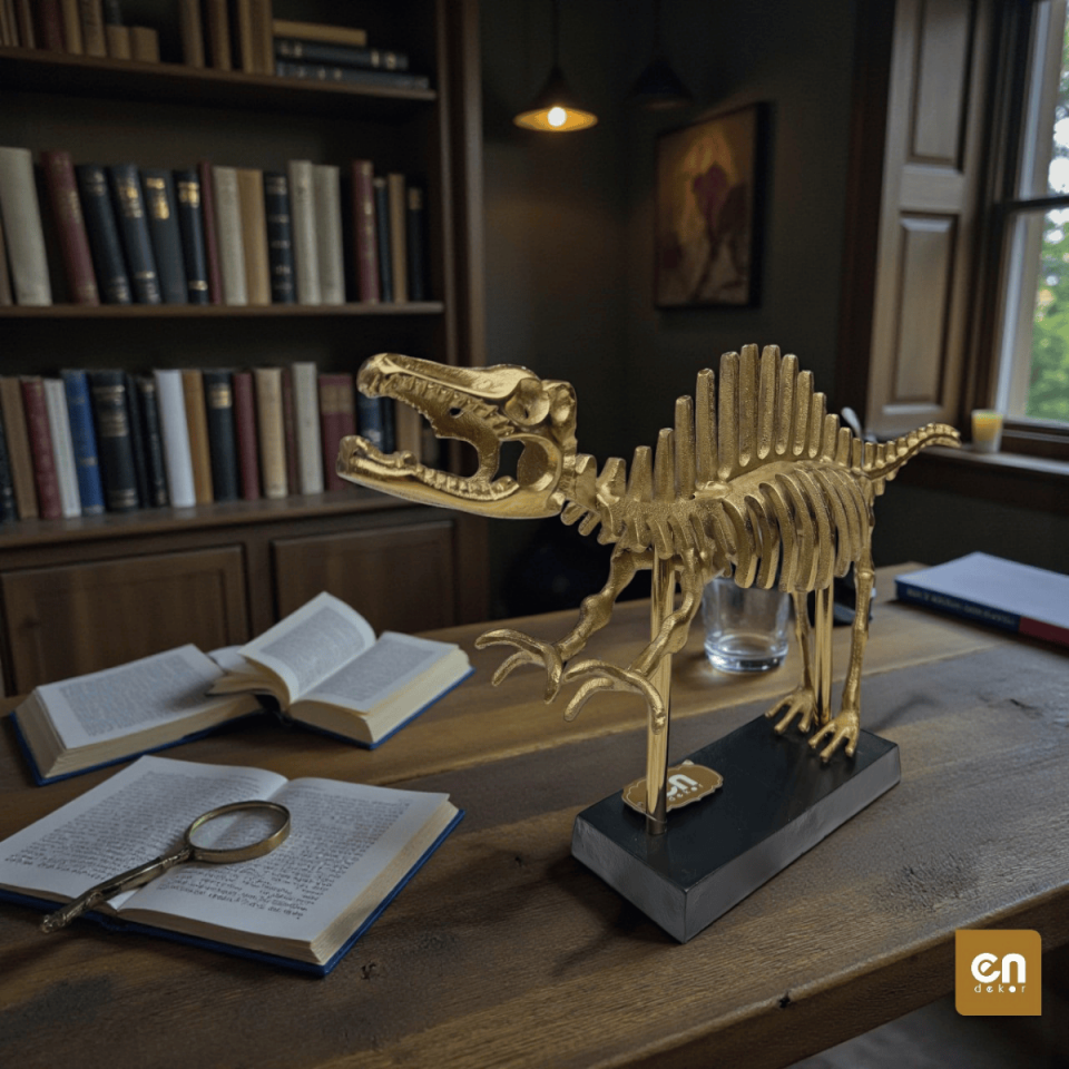 GOLD DÖKÜM DİNOZOR OBJE