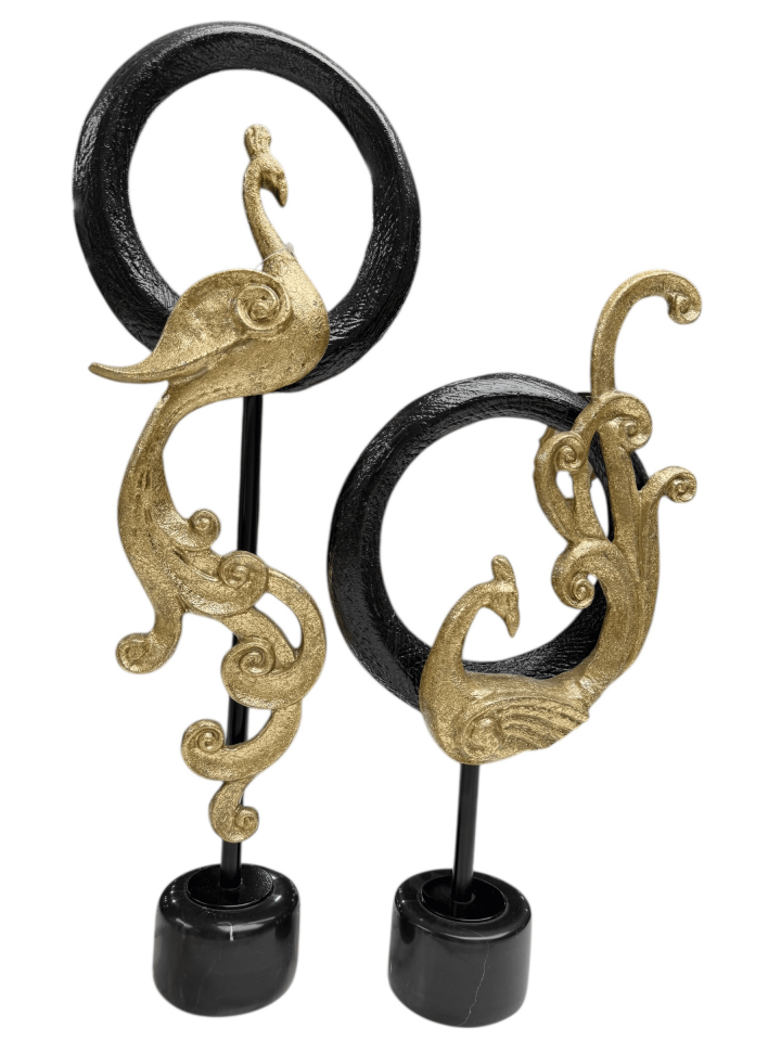 2Lİ MERMER KAİDELİ KUŞ DEKOR