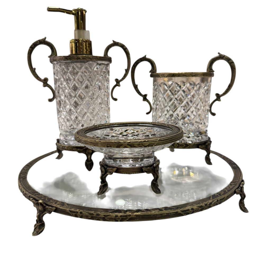 ANTİK BANYO SETİ 4 PARÇA