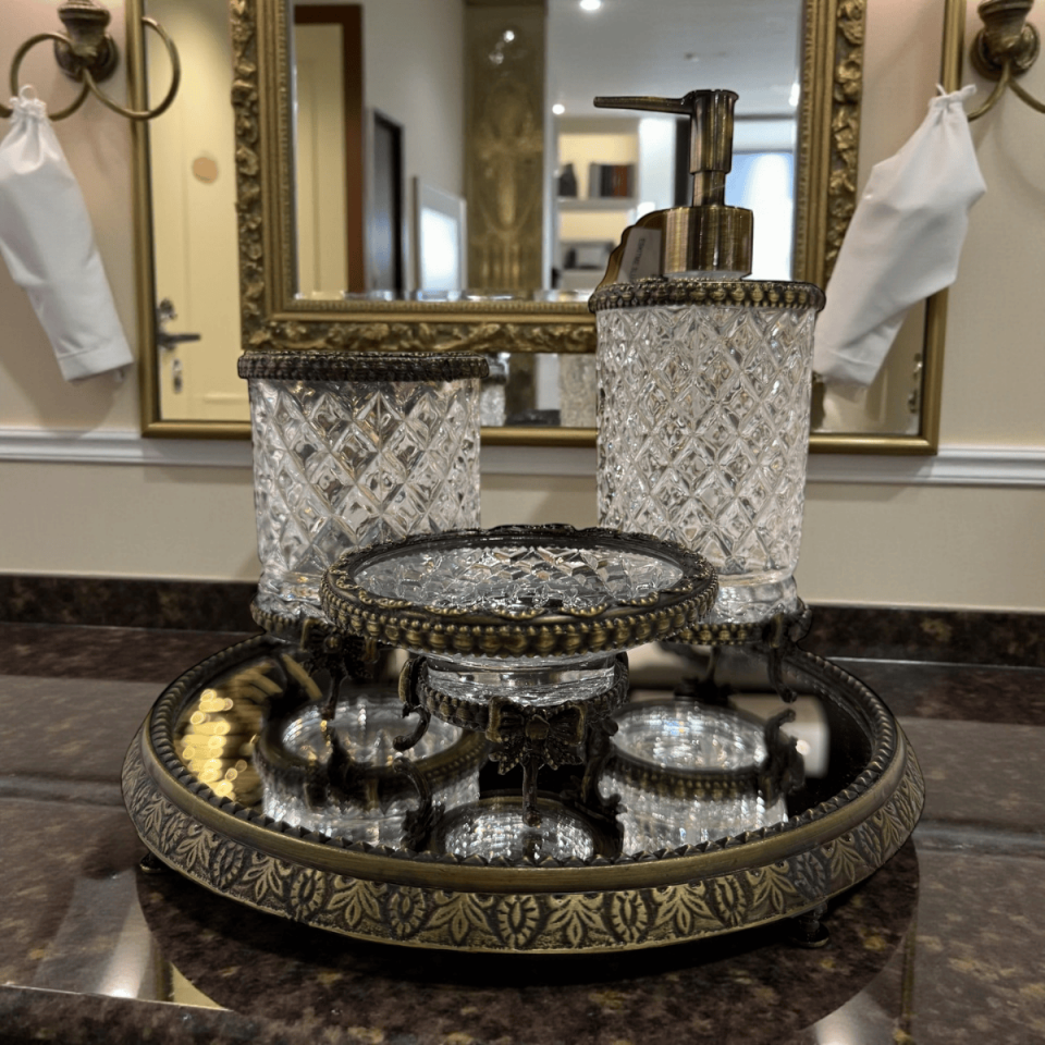 ANTİK BANYO SETİ 4 PARÇA