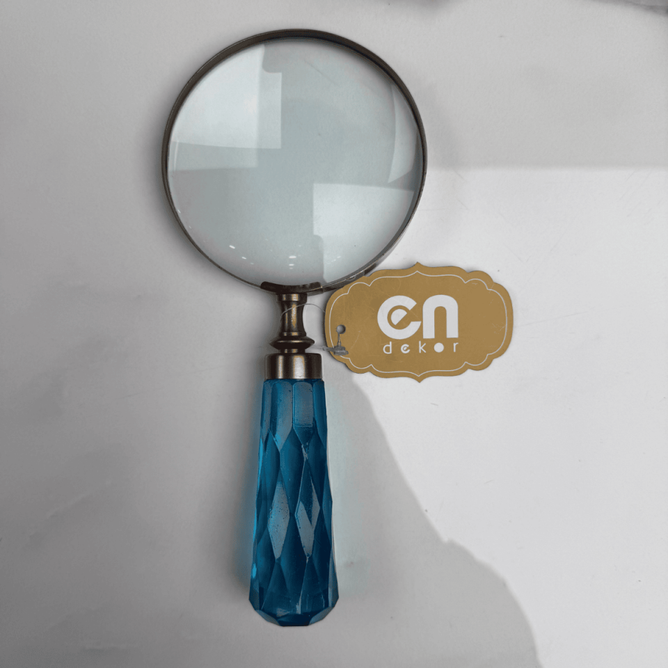 MAVİ İTHAL BÜYÜTEÇ