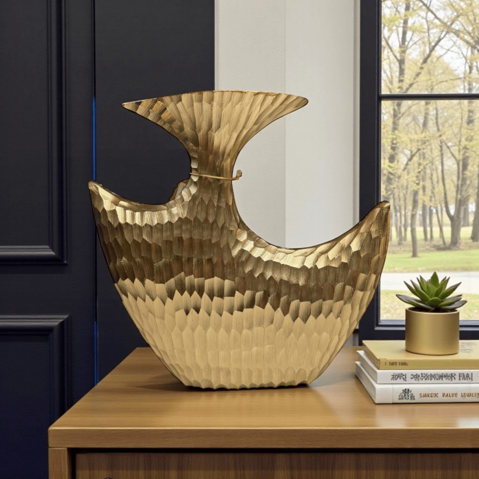 KÜÇÜK DÖKÜM GOLD VAZO