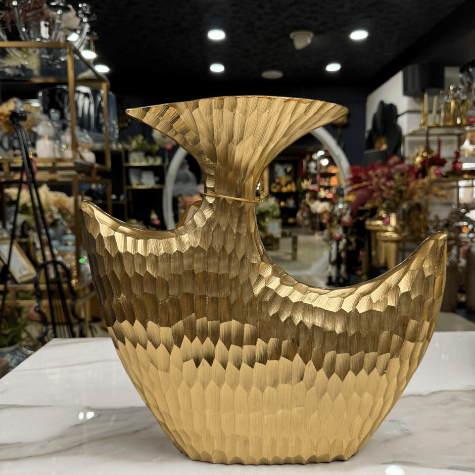 KÜÇÜK DÖKÜM GOLD VAZO