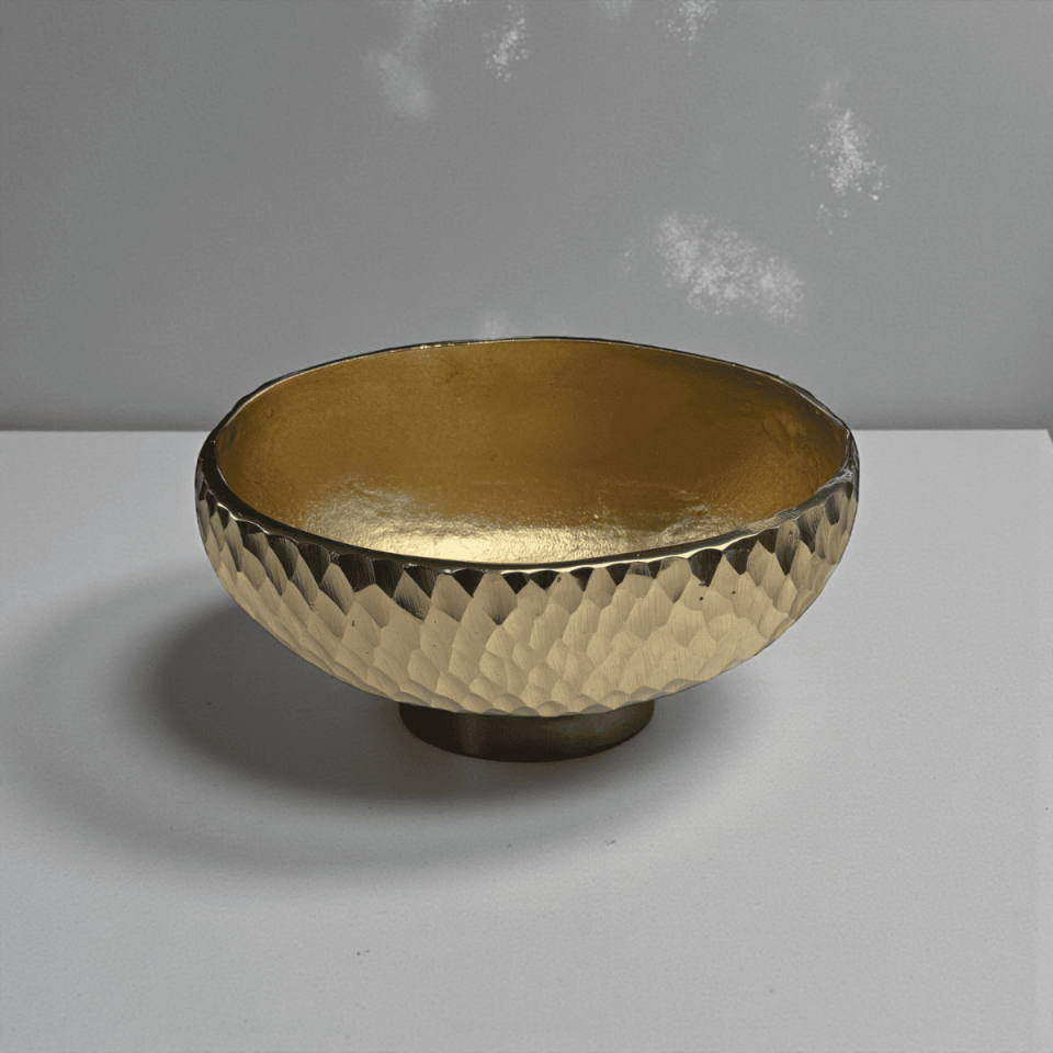 GOLD DÖKÜM DEKORATİF KASE