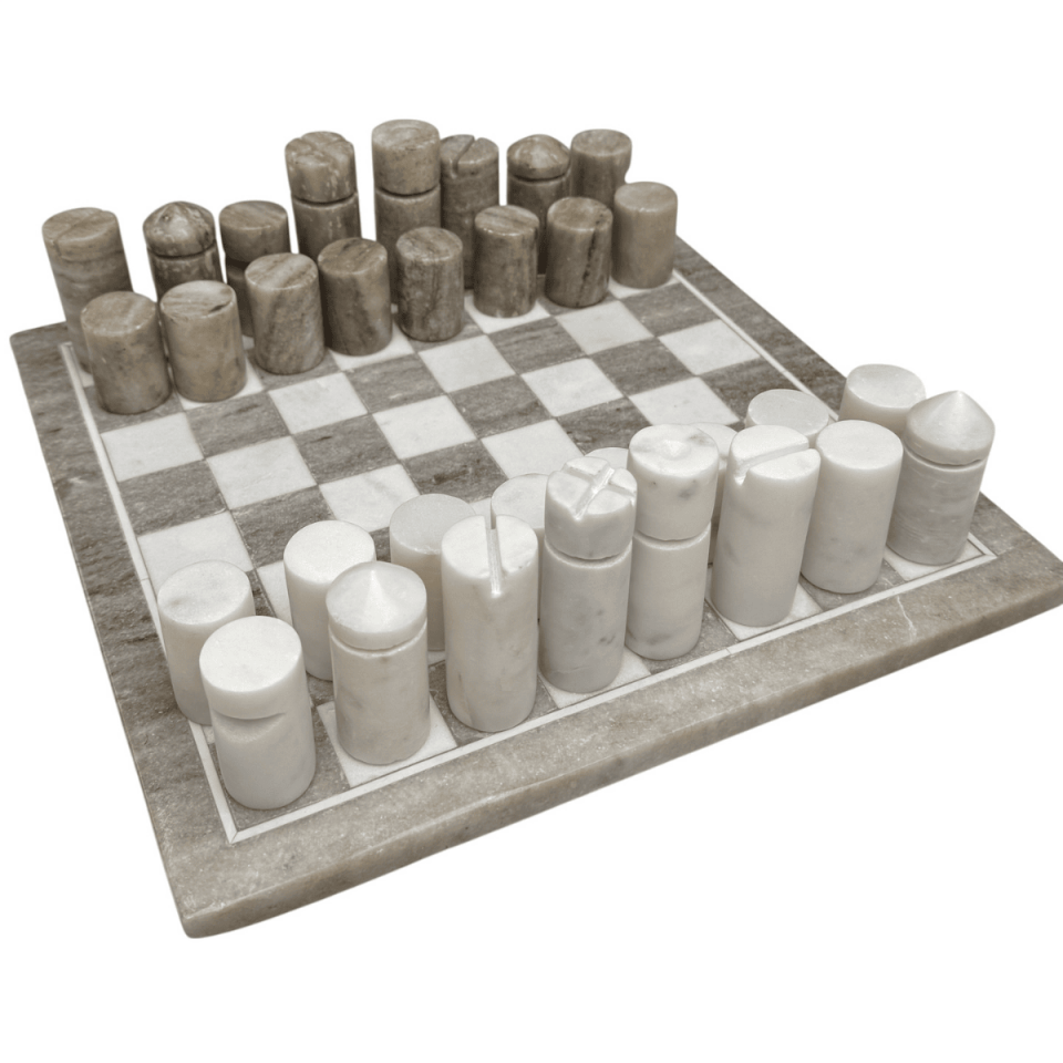 MERMER BEYAZ BEJ SATRANÇ