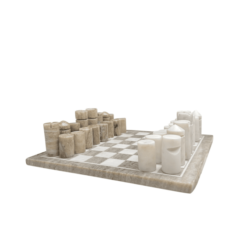 MERMER BEYAZ BEJ SATRANÇ