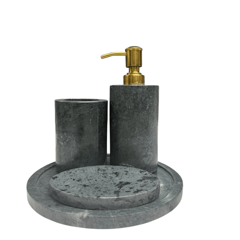 İTHAL 4 PARÇA MERMER BANYO SETİ