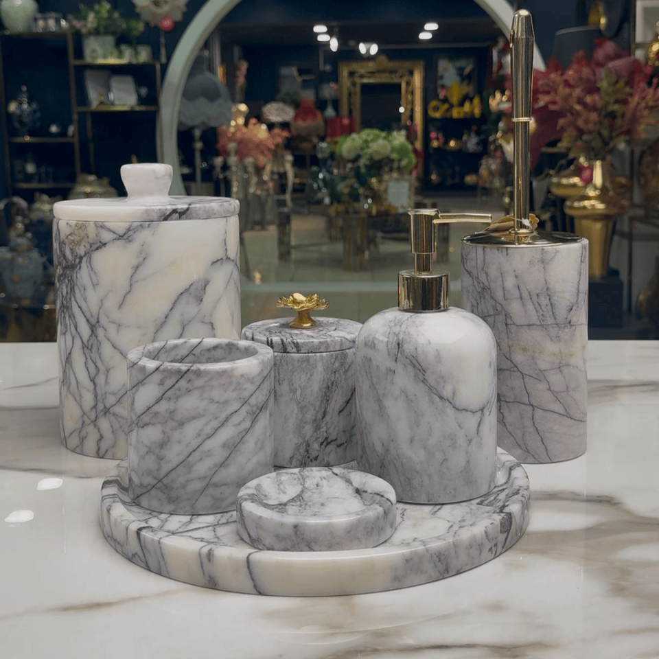 MERMER BANYO SETİ 7 PARÇA