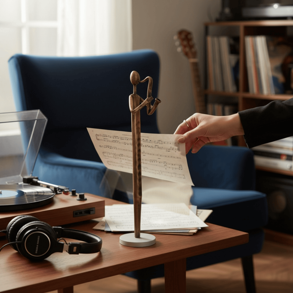 SAKSAFON ÇALAN İNSAN DEKOR