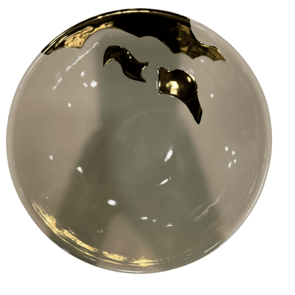 SLOT DEKORATİF TABAK BEJ