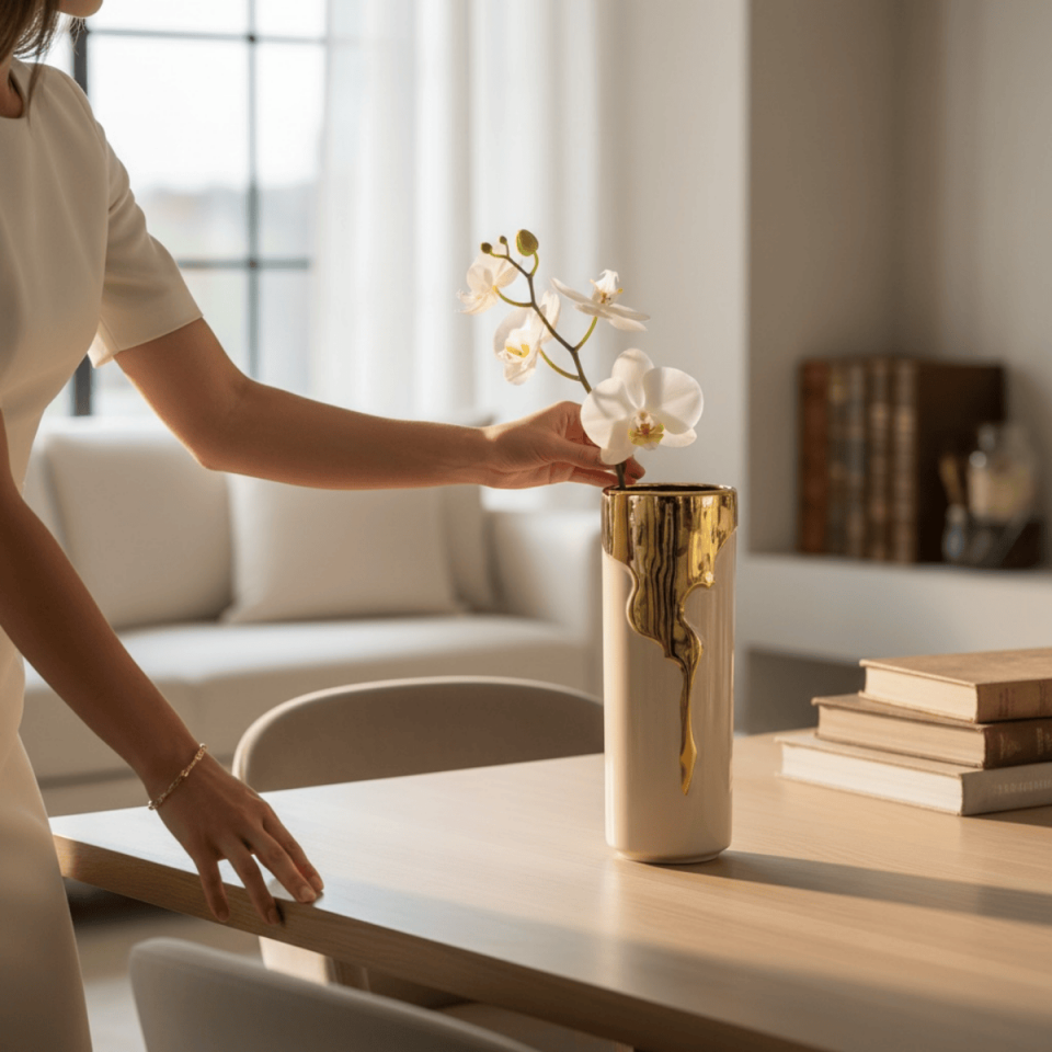 SLOT DEKORATİF VAZO BÜYÜK