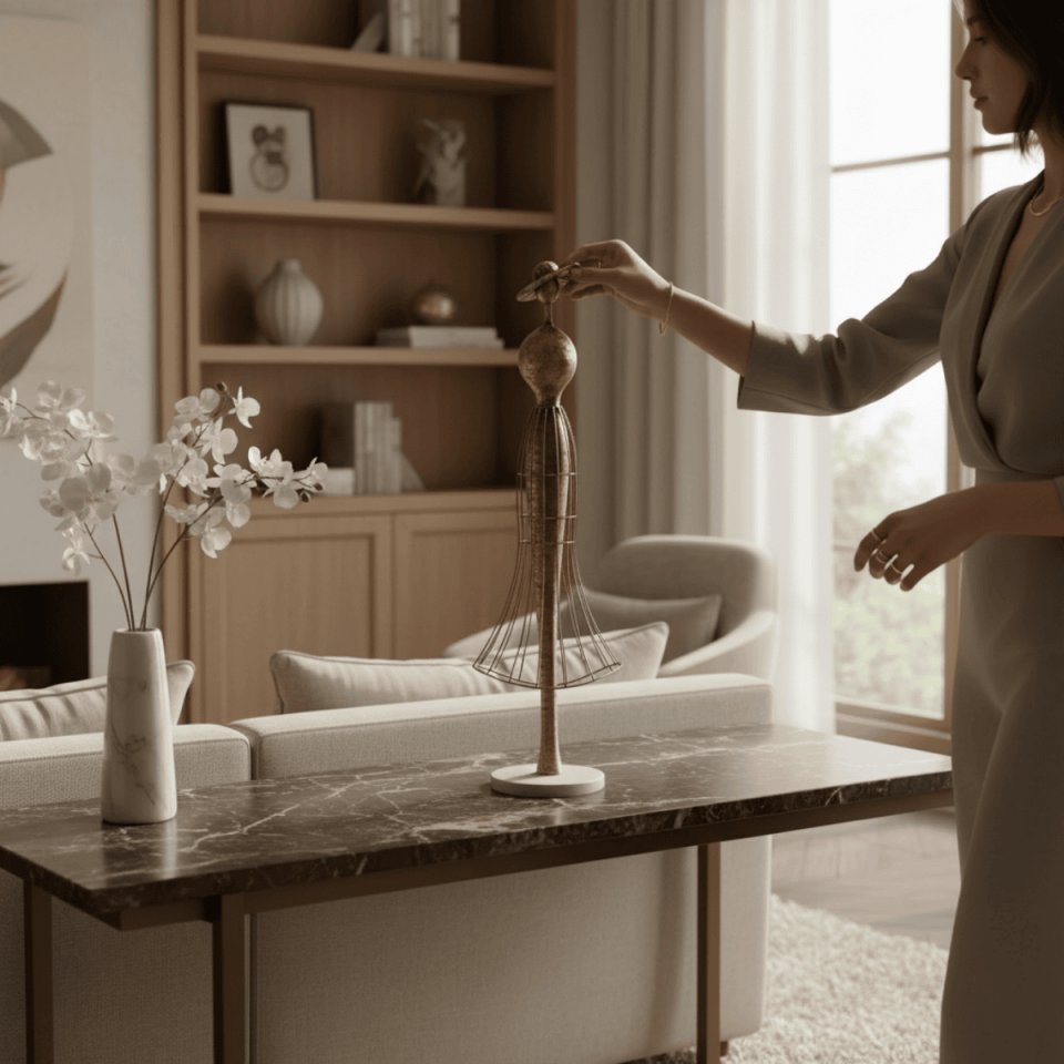 2Lİ METAL KADIN HEYKEL