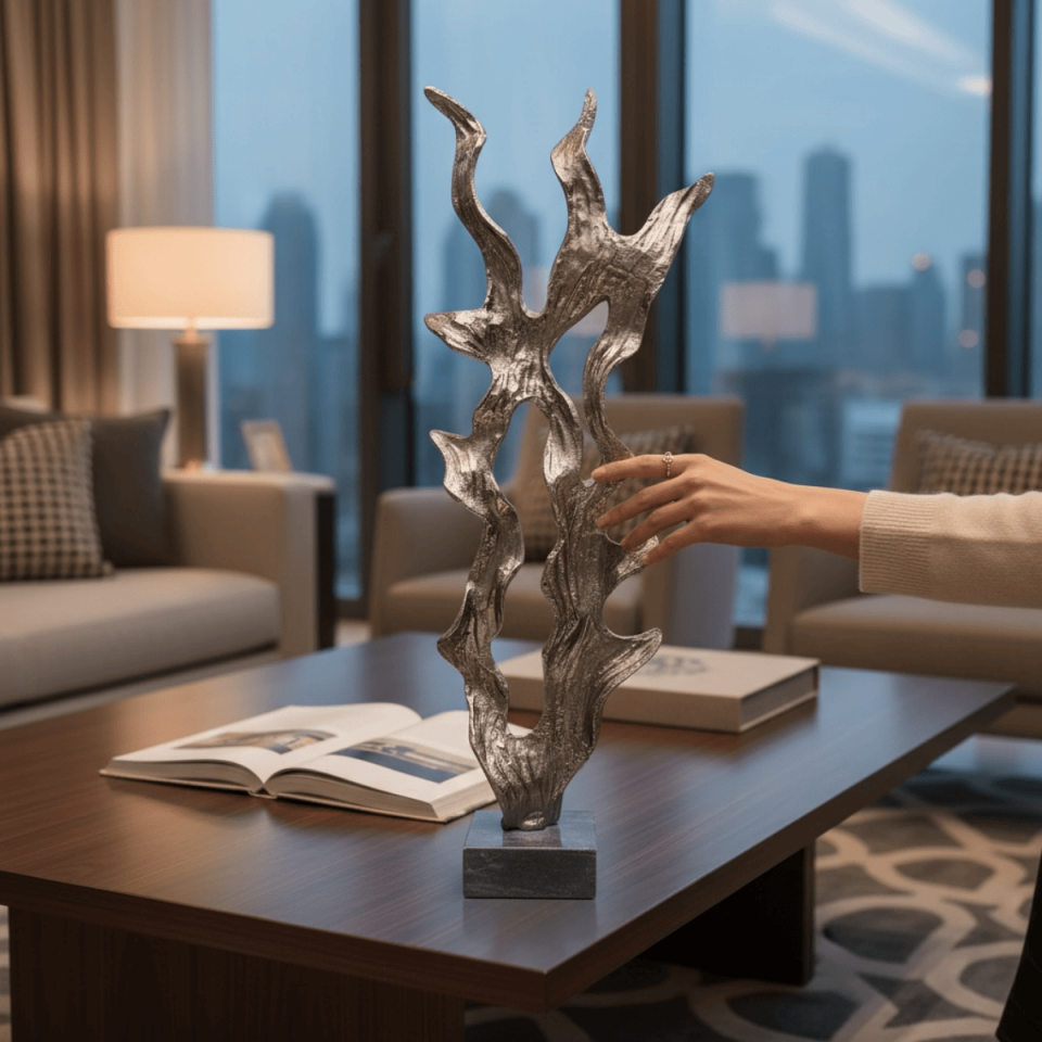 DÖKÜM SOYUT BRONZ OBJE BÜYÜK