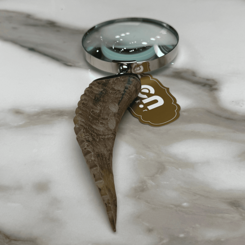 GÜMÜŞ BOYNUZ BÜYÜTEÇ