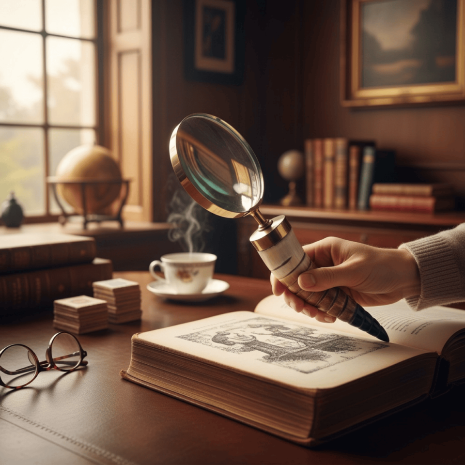 PRİNÇ BÜYÜTEÇ ÇİZGİ DESEN