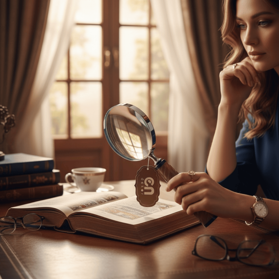 GÜMÜŞ KAHVE BÜYÜTEÇ