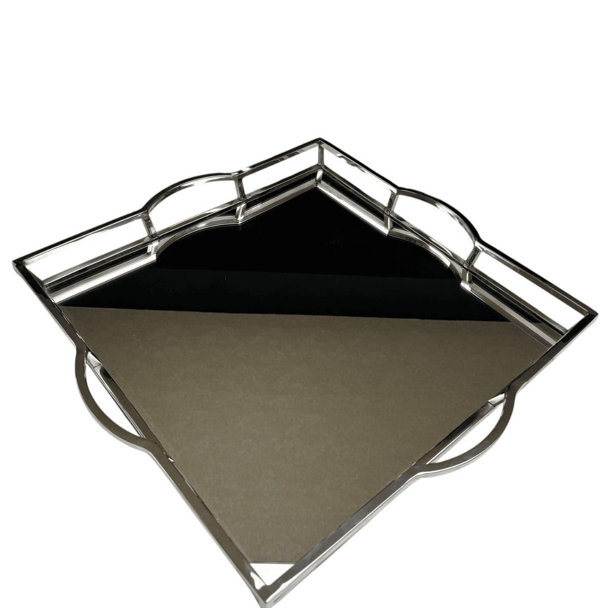 SİLVER DEKORATİF TEPSİ