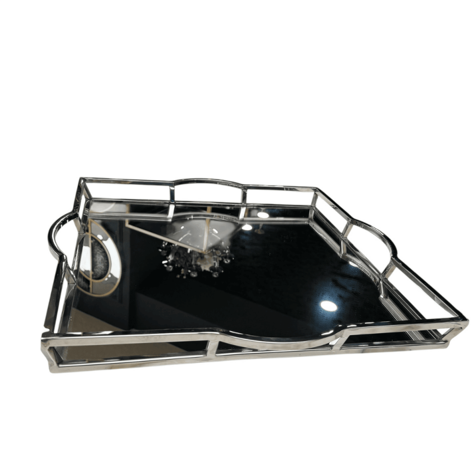 SİLVER DEKORATİF TEPSİ