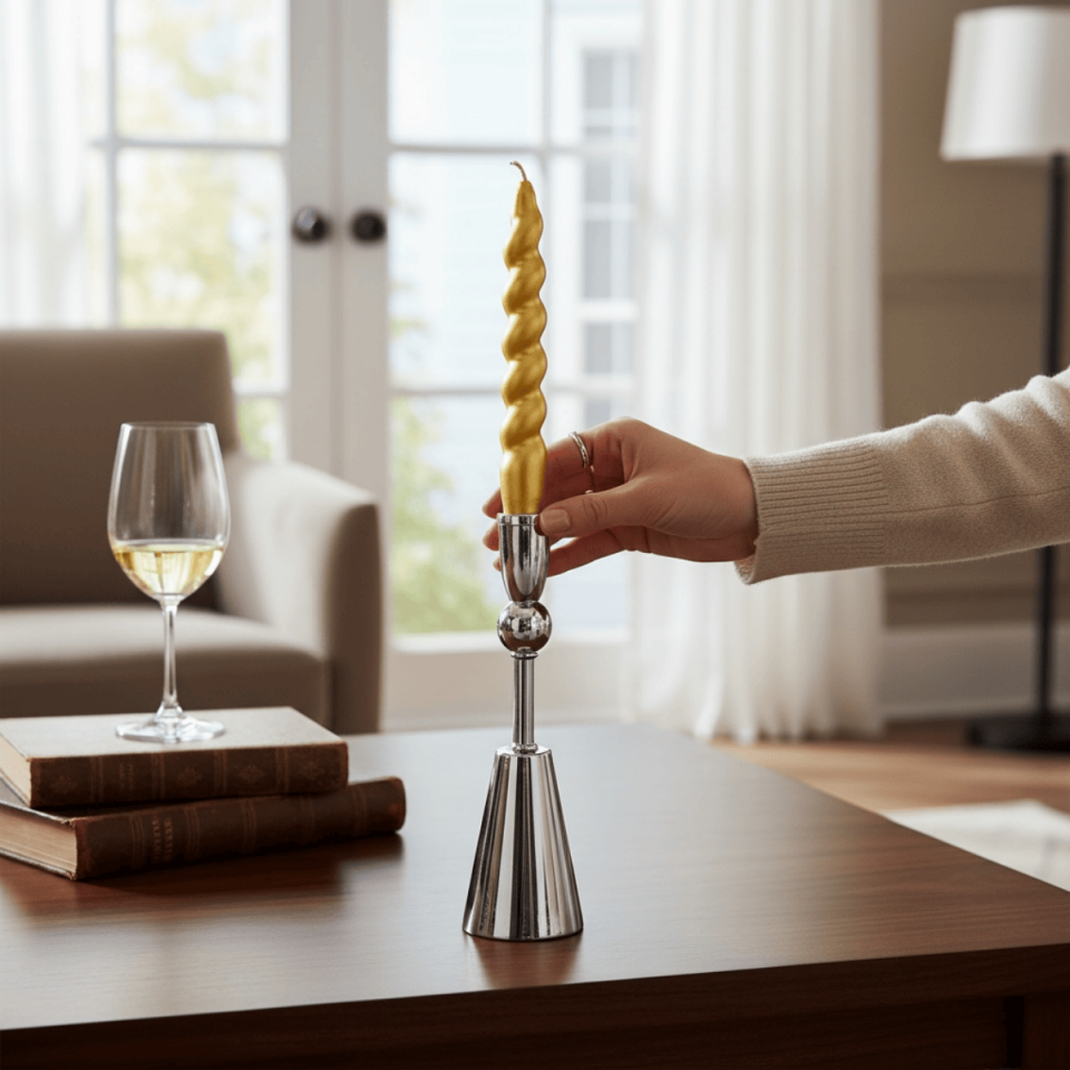 İTALYAN BURGULU ŞAMDAN MUMU