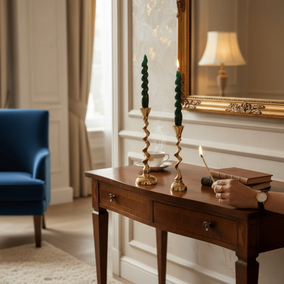 2Lİ DEKORATİF MUMLUK