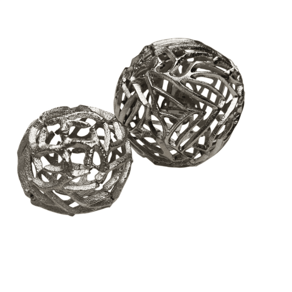 TOP DEKOR 2Lİ DÖKÜM SET GÜMÜŞ