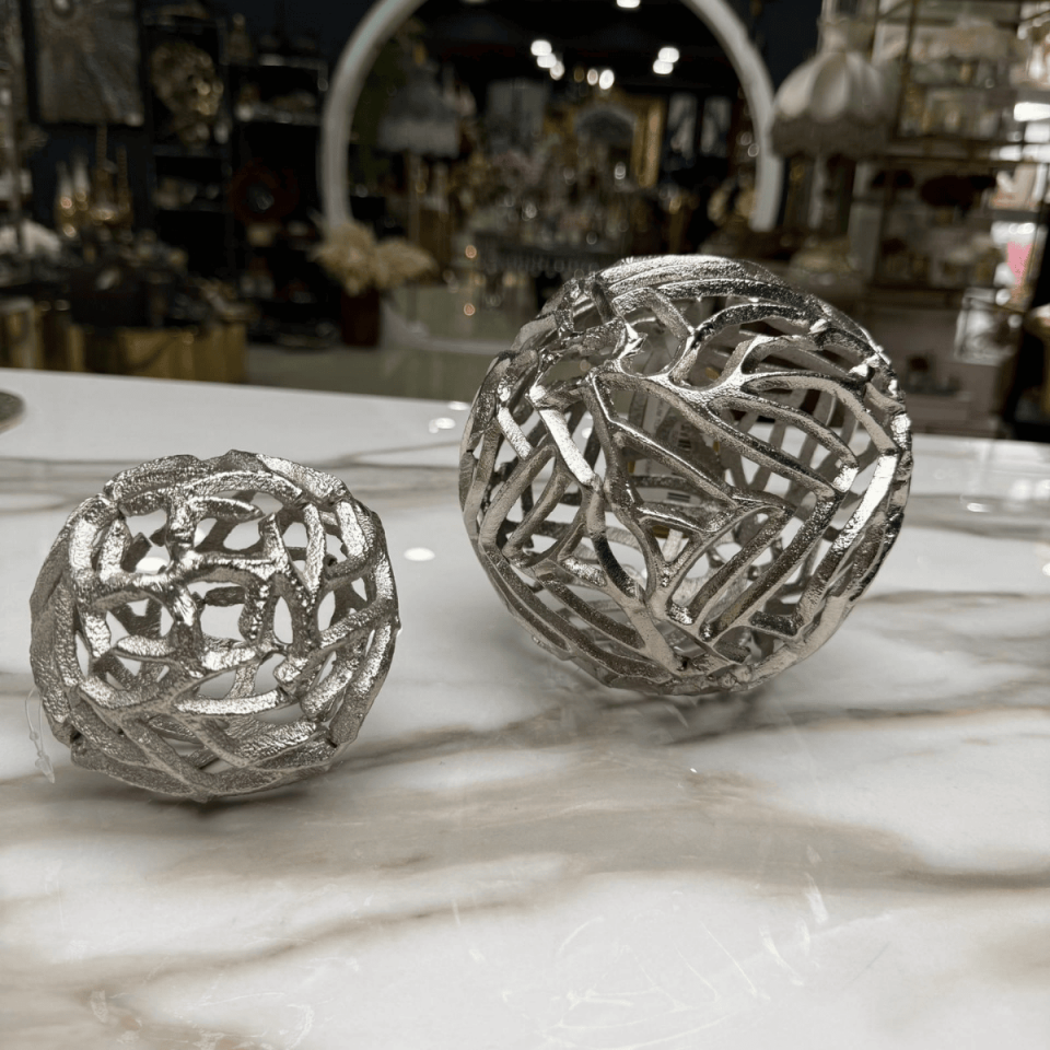 TOP DEKOR 2Lİ DÖKÜM SET GÜMÜŞ