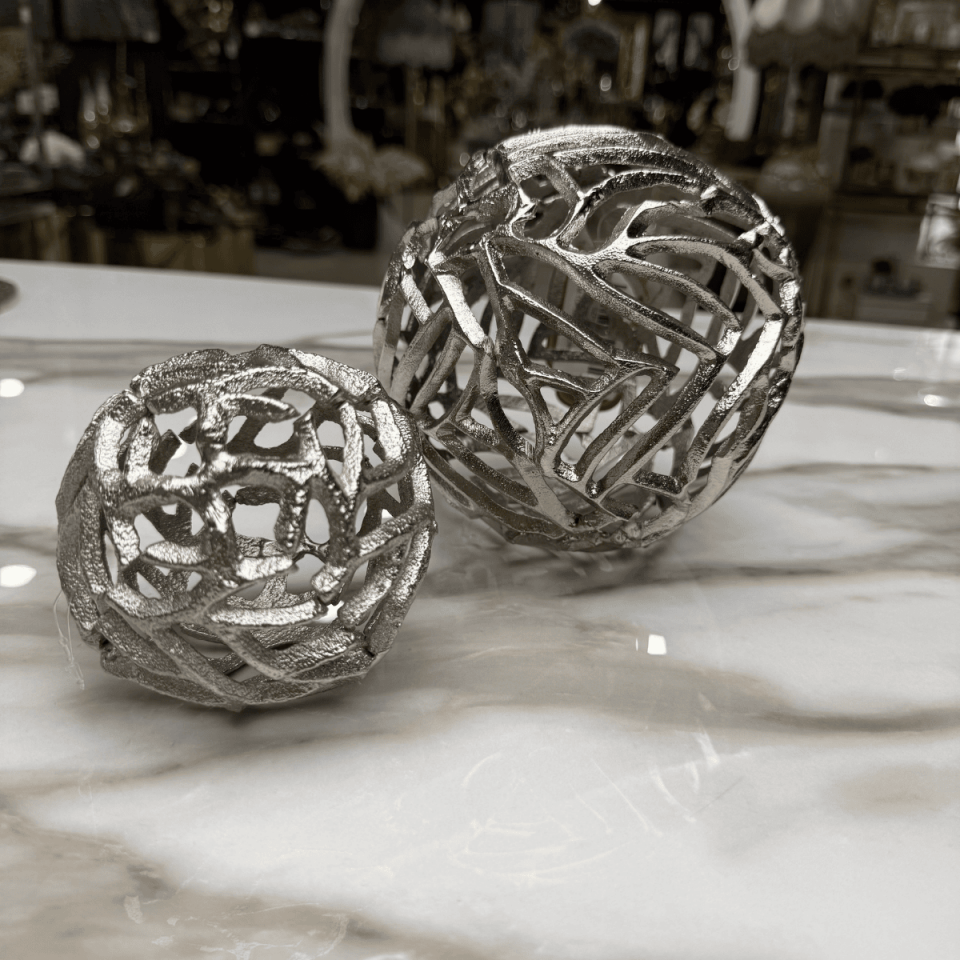 TOP DEKOR 2Lİ DÖKÜM SET GÜMÜŞ