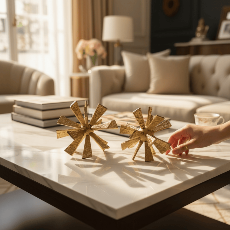 2Lİ GOLD YILDIZ OBJE