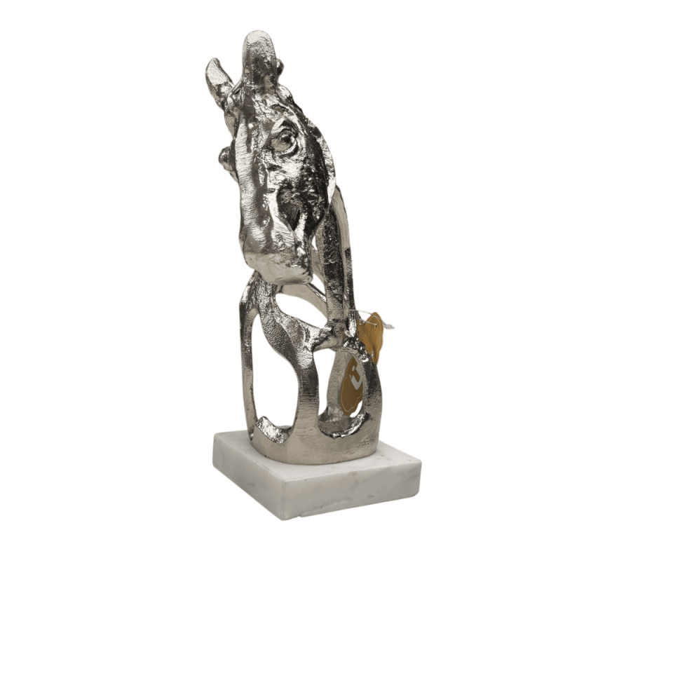 MERMER KAİDELİ AT BÜST GÜMÜŞ