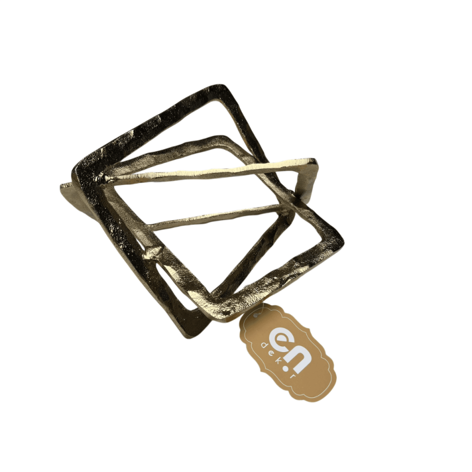 GEOMETRİK GOLD DÖKÜM OBJE 2