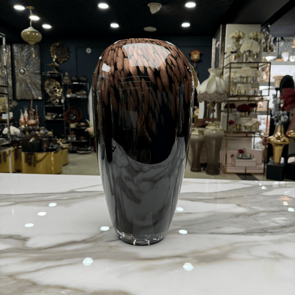 LEOPAR DESEN ROSE VAZO ORTA BOY