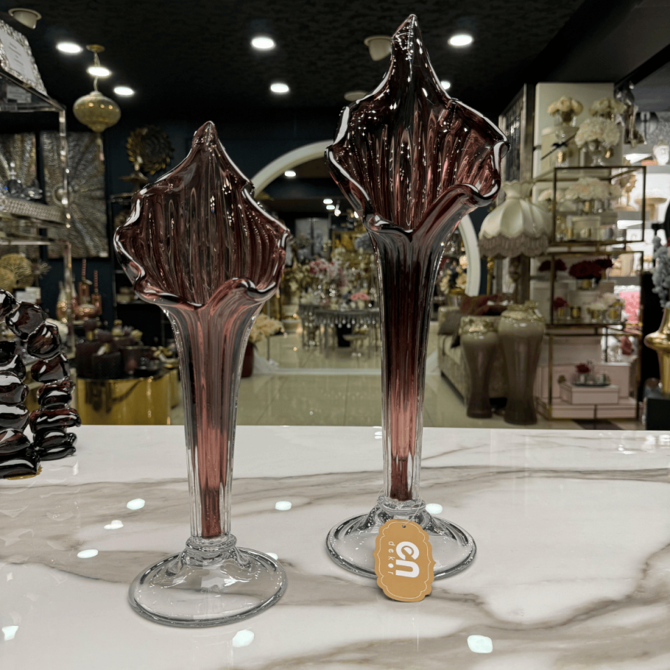 2Lİ CAM ZAMBAK OBJE