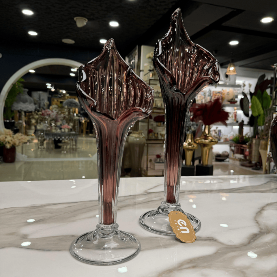 2Lİ CAM ZAMBAK OBJE